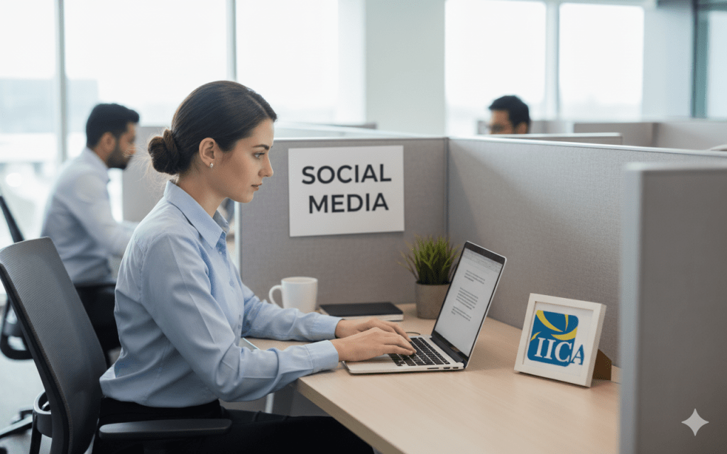 IICA में Social Media